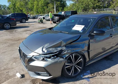 2021 Nissan Sentra Sr Xtronic Cvt z USA, uszkodzony, nr VIN 3N1AB8DVXMY227942